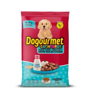 DOGOURMET CACHORROS CARNE, CEREALES Y LECHE DESLACTOSADA