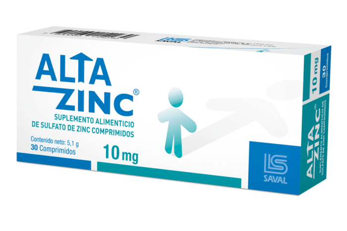 ALTAZINC COMP.10 MG X 30