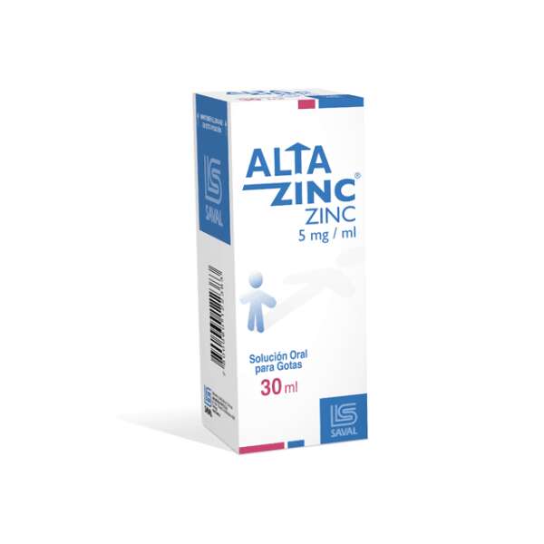 ALTAZINC GOTAS X 30 ML (5 MG/ML)