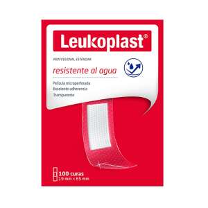 LEUKOPLAST ESTAND. RED TRANSP. X 100