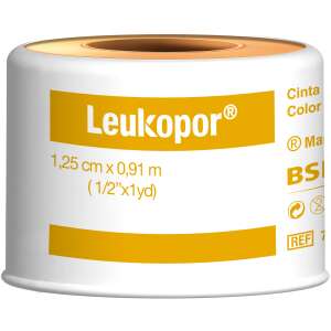 LEUKOPOR PLEG COLOR PIEL 1/2 X 1 YDA.